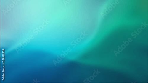 Blue Serenity: A 4K high-resolution background featuring a blue gradient, abstract illustration, and blur effects.