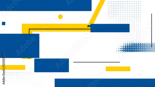 Abstract blue squares vector background for web design