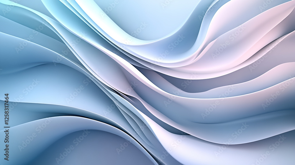 A soft abstract background featuring flowing waves in shades of white and light gray, creating a calm and elegant design.
A soft abstract background featuring flowing waves in shades of white and light gray, creating a calm and elegant design.