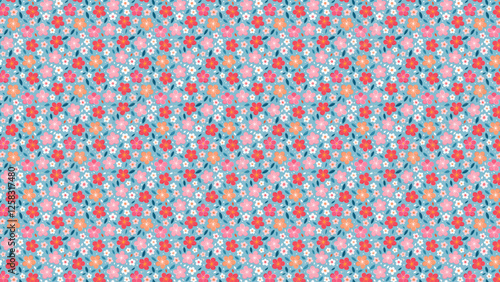 桜の花の美しい背景のイラストパターン　背景
