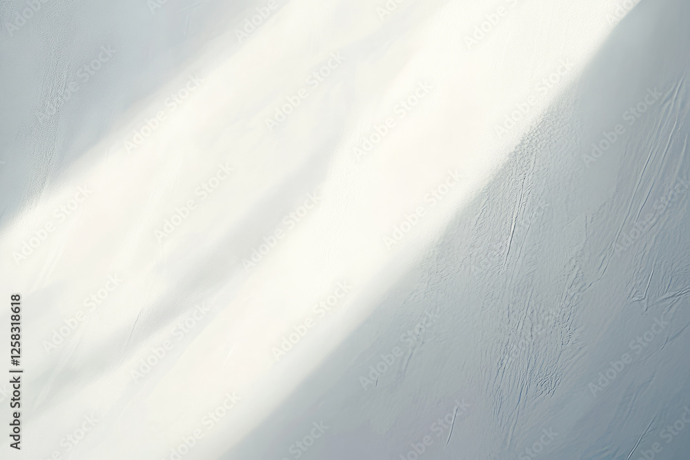 Obraz premium A minimalist white abstract background with subtle textured patterns, light shadows, and smooth gradients. A clean, elegant, and versatile design, ideal for professional and modern branding.