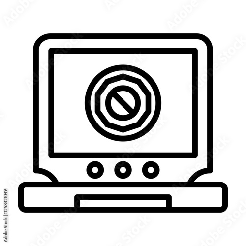 Stop symbol Icon