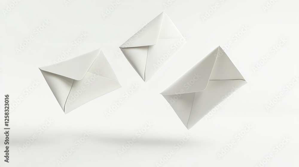 Elegant White Envelopes in a Minimalist Design: A Modern Perspective on Communication Elegant White Envelopes in a Minimalist Design: A Modern Perspective on Communication