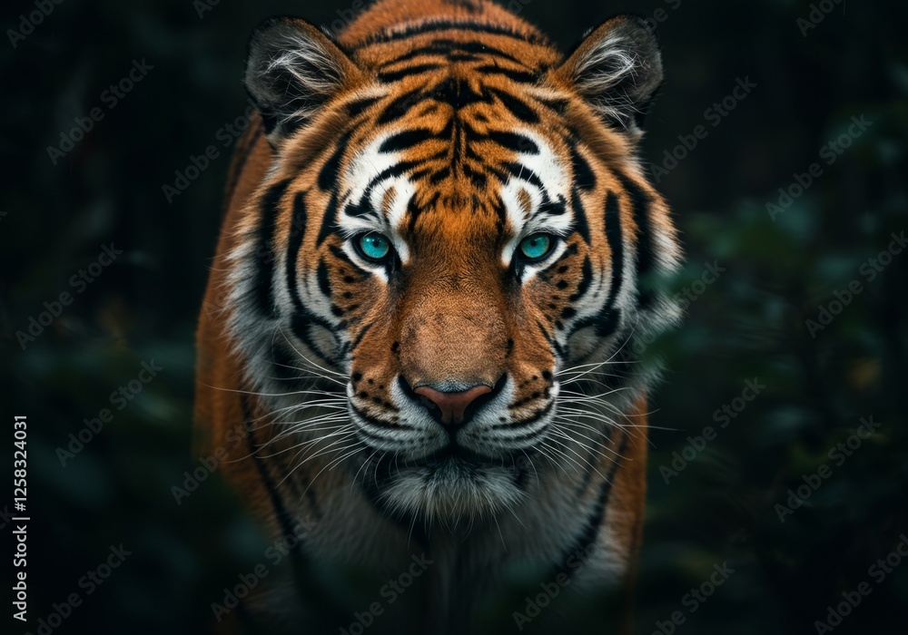 Fototapeta premium Siberian Tiger Close-Up