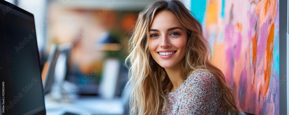 Fototapeta premium Graphic Designer Artist Working