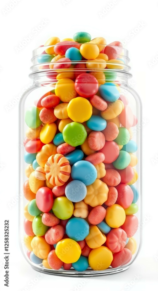 Colorful Candy Jar Colorful Candy Jar