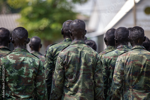 Military, strength endurance training, Military training ,RIGGER,  
Entering The Parachute Rigging Course, Quartermaster Department, Royal Thai Army
 photo