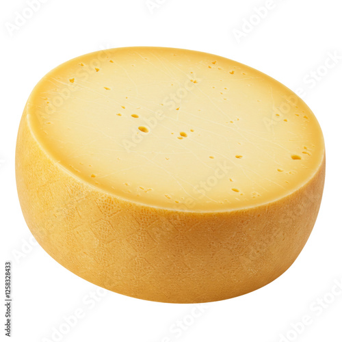 Cheese Wheel, Yellow Dairy Food, Isolated Transparent png