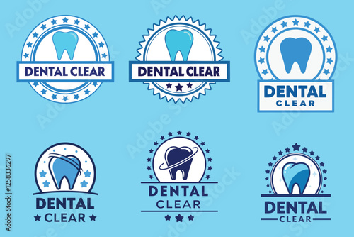 Collection of Dental Clear Brand Logos
