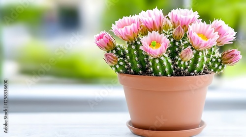Wallpaper Mural Cactus blooming nature plants Torontodigital.ca