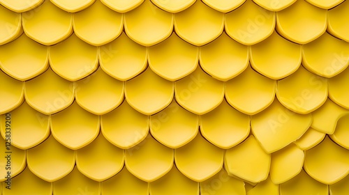 Bright Yellow Scaled Pattern Background photo