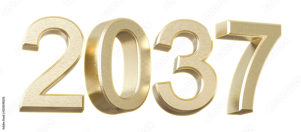 Golden Number 2037 New Year Golden Number 2037 New Year