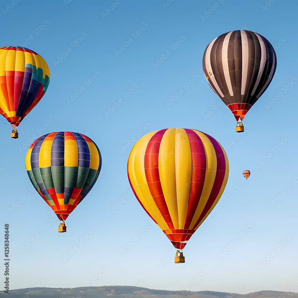 Naklejka premium hot air balloon