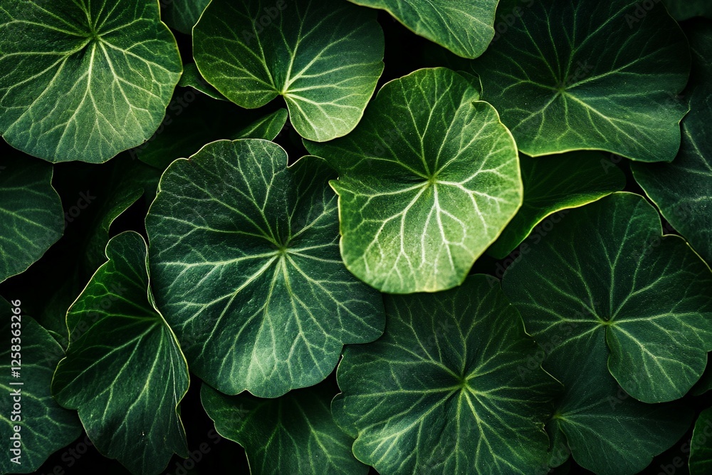 Lush green leaves with prominent veins, creating a natural, textured background. Lush green leaves with prominent veins, creating a natural, textured background.