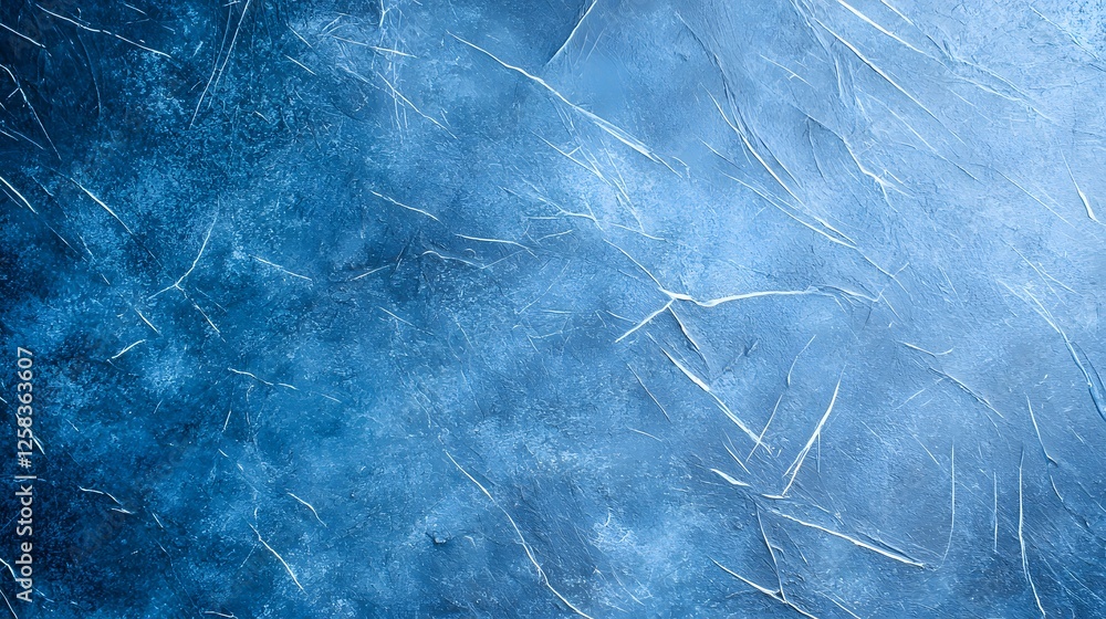Obraz premium Textured Blue and Gray Background with Subtle Cracks and Patterns