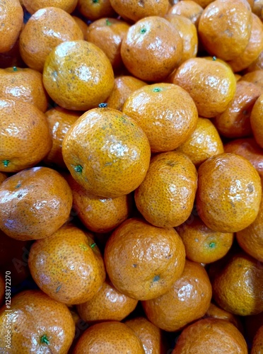 oranges at the market.