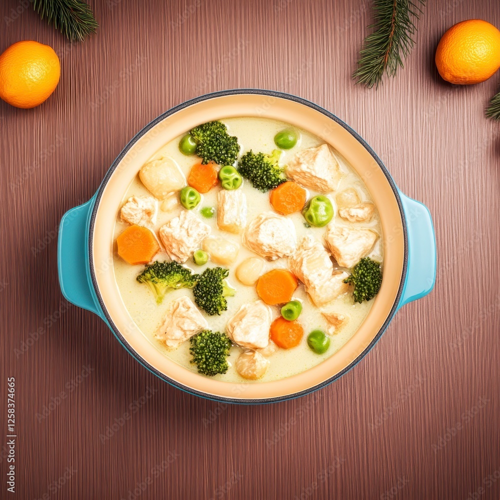 Exquisite Estonian Cuisine Dish with Colorful Vegetables in a Stylish Bowl on a Festive Table Setting