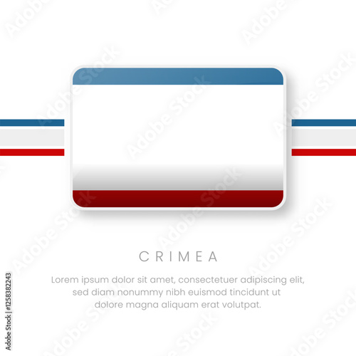 Free Download National Crimea Flag.Vector Crimea Button Flag. Realistic National Flag Design and Vector Template. - GFXLoad