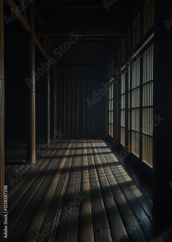 Obraz na płótnie Simple floor in bamboo pattern bamboo house background beautiful bamboo asian seaport baltic sea antebellum w salonie