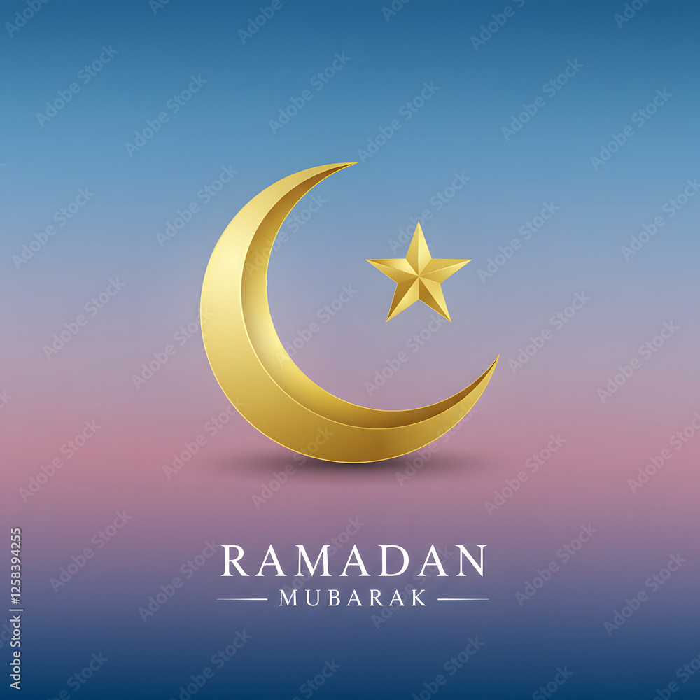 Obraz premium Ramadan Mubarak
