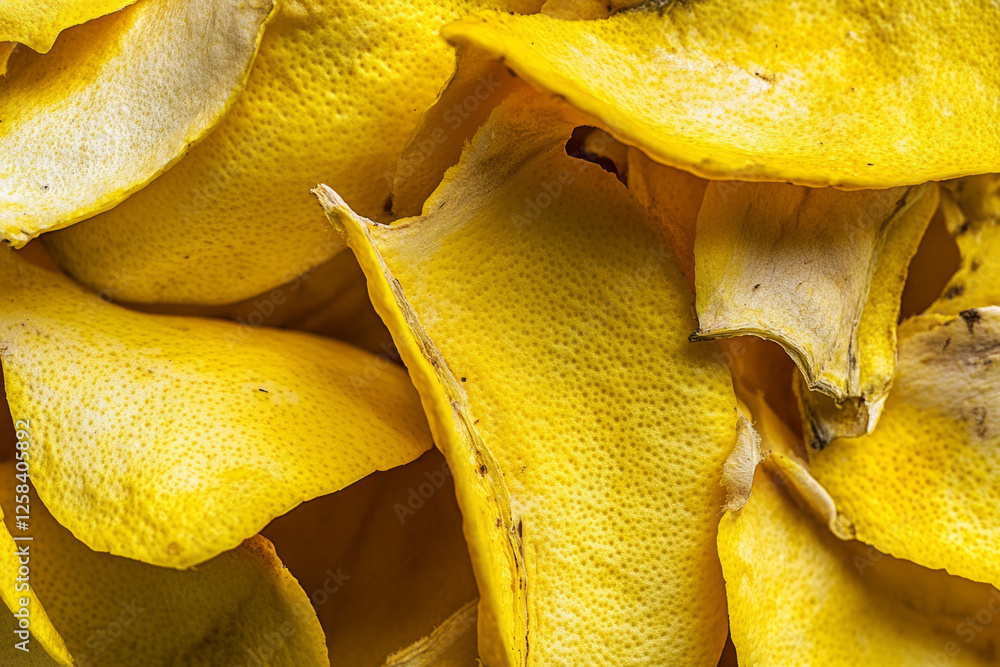 Macro shot of sunshine yellow citrus peel texture, detailed and slightly rough, natural imperfections. Macro shot of sunshine yellow citrus peel texture, detailed and slightly rough, natural imperfections.