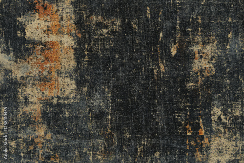 Wallpaper Mural Seamless black grunge texture, a rough and distressed background with hints of faded colors and natural imperfections, ideal for a bold and gritty aesthetic. Torontodigital.ca