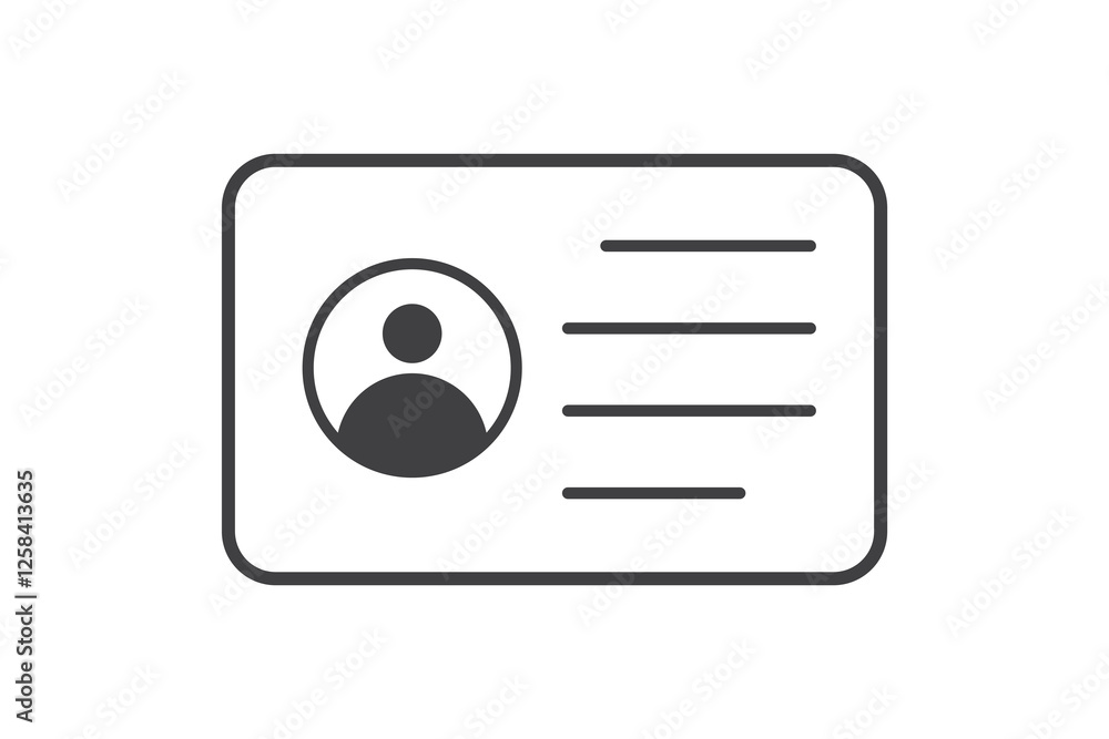 id card icon.