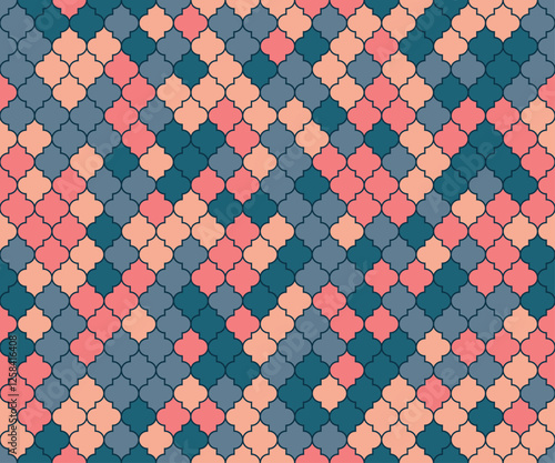 abstract geometric seamless pattern