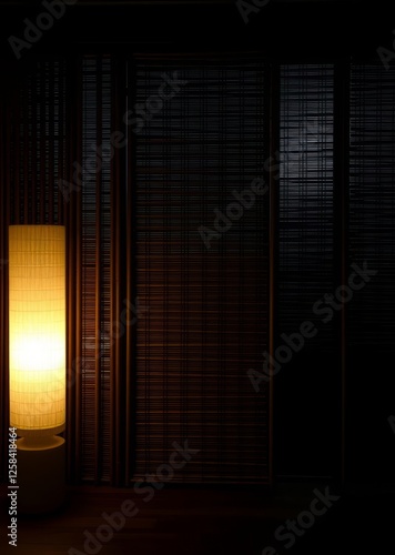 Obraz na płótnie Bamboo room divider: bamboo house background beautiful bamboo asian seaport baltic sea antebellum w salonie