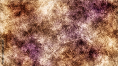 Abstract Scratched Surface Texture with Faded Color Patterns and Light Streaks Artistic photo