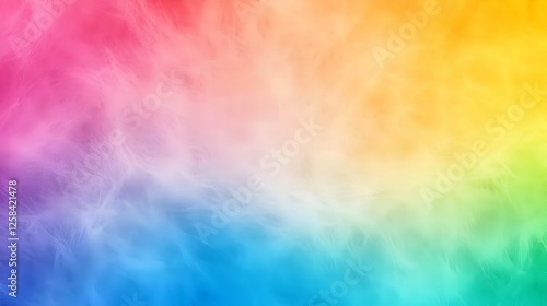 Rainbow Colored Foam Texture Background