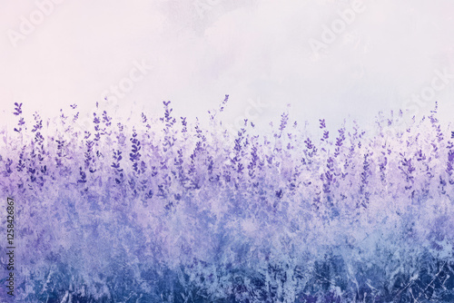 Obraz na płótnie Textured lavender field with dense blooms, natural organic patterns creating seamless beauty. w salonie