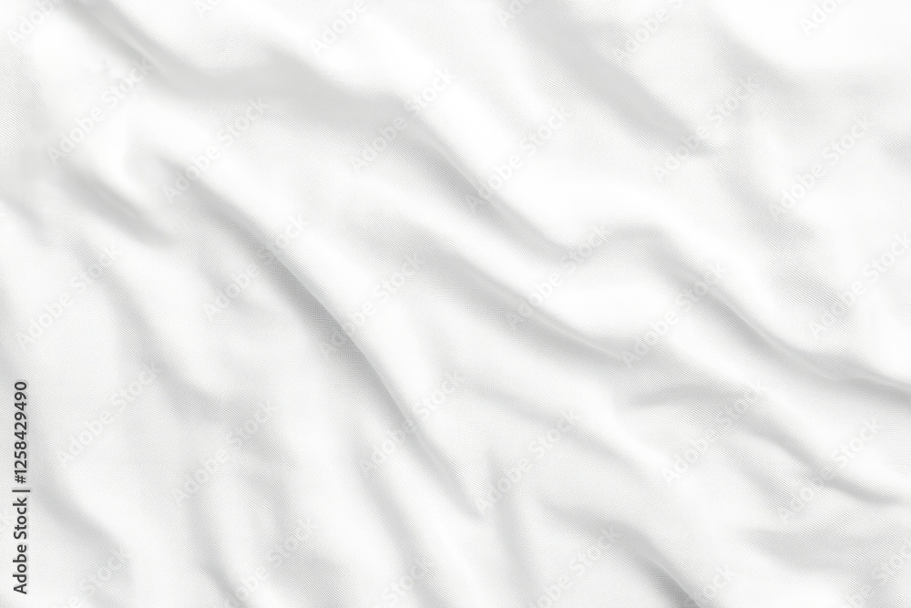 Textured white linen fabric, slightly wrinkled with natural fibers, offering a relaxed and casual feel with breathable comfort. Textured white linen fabric, slightly wrinkled with natural fibers, offering a relaxed and casual feel with breathable comfort.