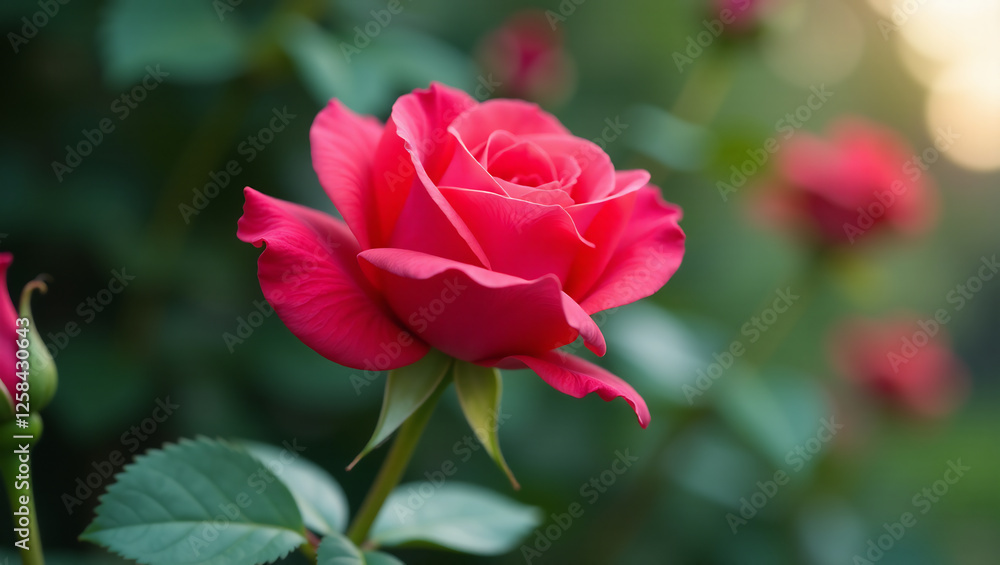 Single Perfect Rose, Minimalist Beauty Single Perfect Rose, Minimalist Beauty