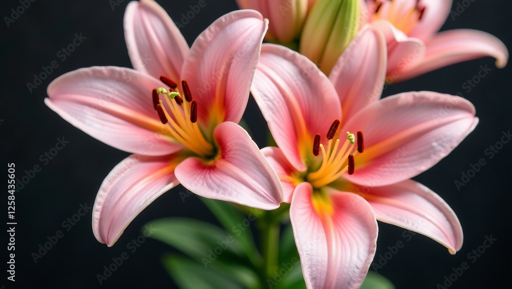 Fototapeta premium Lilies, Elegant and Fragrant