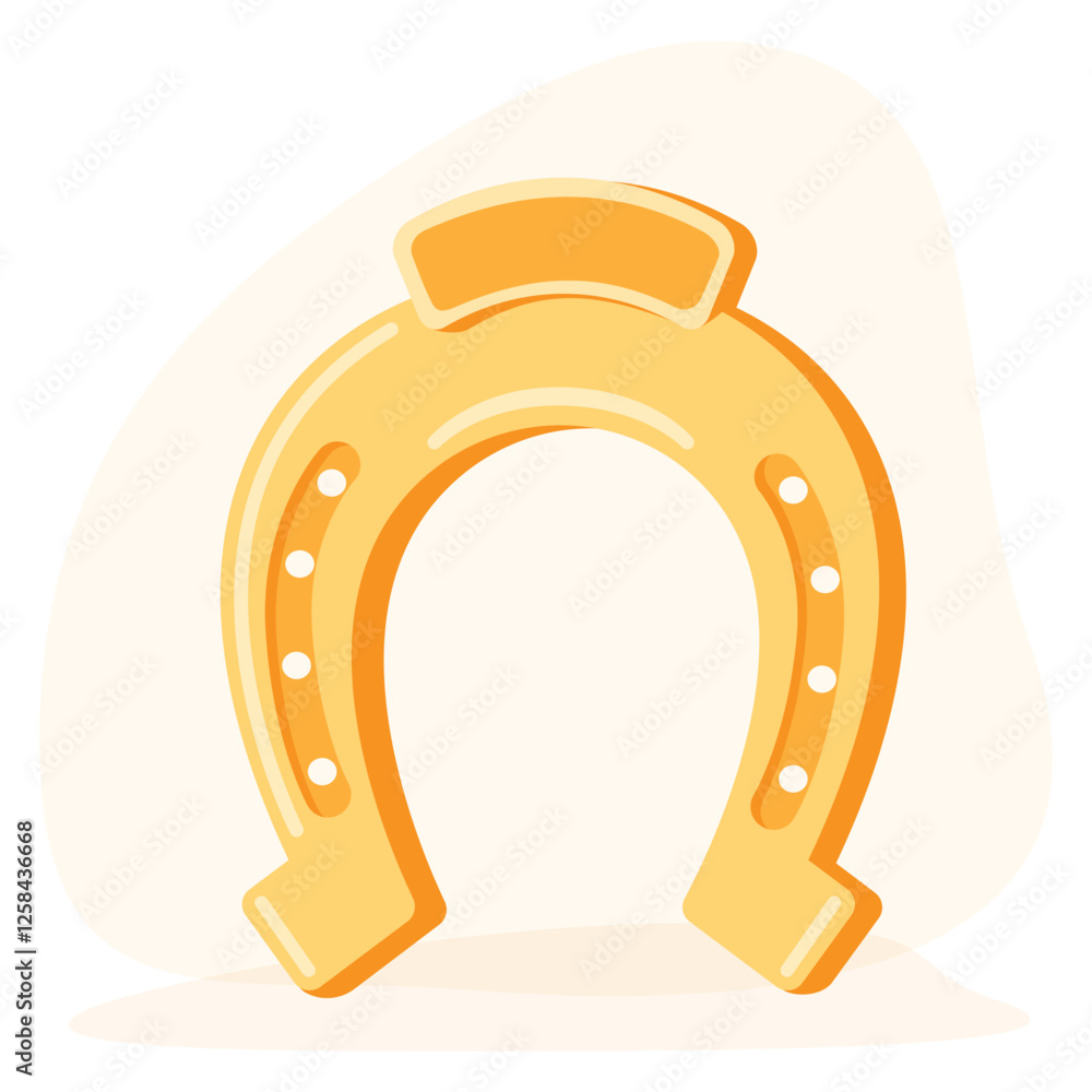 Hand drawn clip art of horse shoe on isolated background. Design for St. Patrick’s day celebration, party decoration, scrapbooking, home decor, textile, paper crafts. Hand drawn clip art of horse shoe on isolated background. Design for St. Patrick’s day celebration, party decoration, scrapbooking, home decor, textile, paper crafts.
