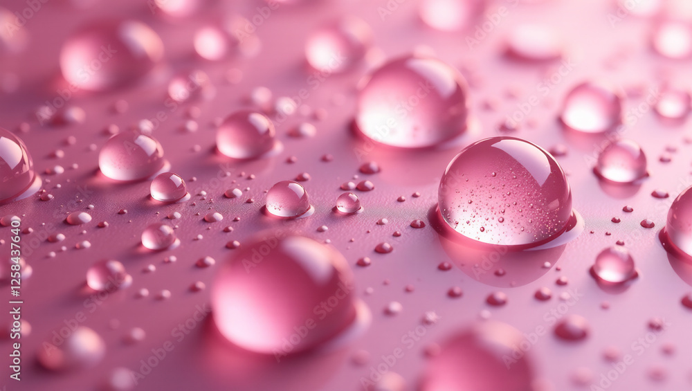 Rose Water Droplets, Abstract Texture Rose Water Droplets, Abstract Texture
