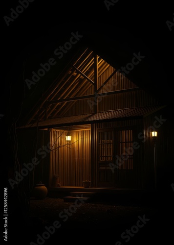 Brumisateur bamboo house background beautiful bamboo asian seaport baltic sea antebellum
