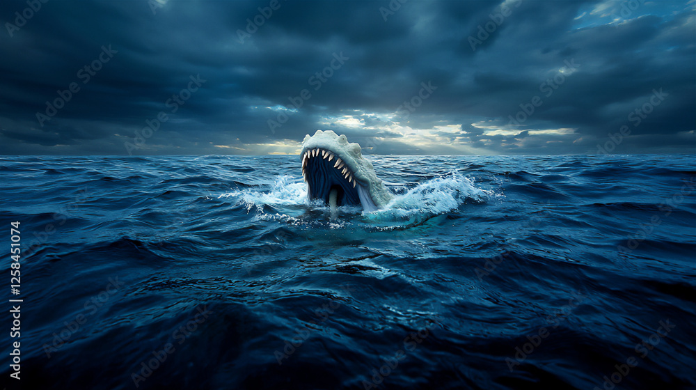 Obraz premium sea monster