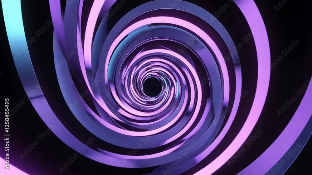 Transparent glassy rings with neon edges orbiting in a cosmic-inspired seamless loop, The soft glow mimics the northern lights in an abstract form, 4k High-Quality Animation Video Transparent glassy rings with neon edges orbiting in a cosmic-inspired seamless loop, The soft glow mimics the northern lights in an abstract form, 4k High-Quality Animation Video