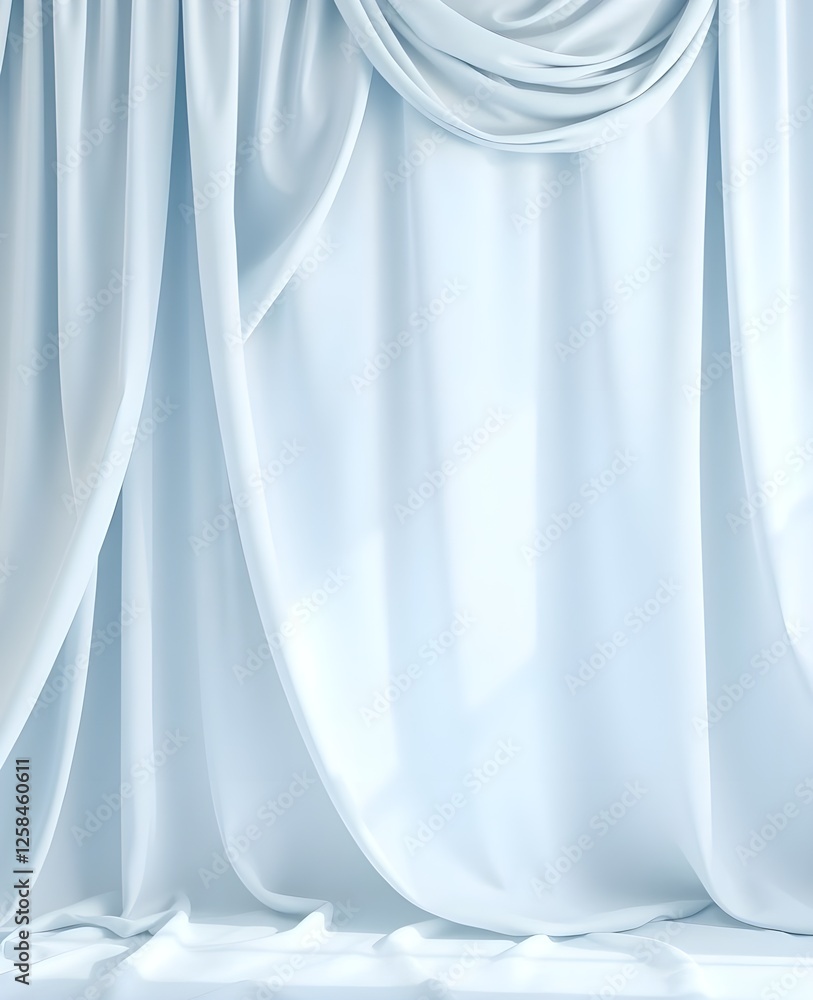 Generative AI, A serene, minimalist background image of soft fabric with a subtle sheen draping smoothly across the scene. Generative AI, A serene, minimalist background image of soft fabric with a subtle sheen draping smoothly across the scene.