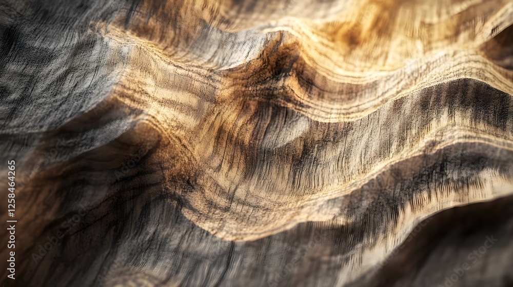 Naklejka premium Abstract Wood Texture Background, Wooden Pattern, Brown and Dark Wood Grain