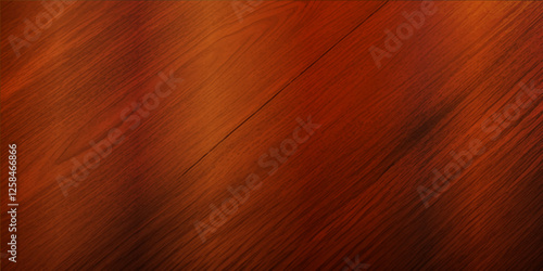 "An Intimate Close-Up of High Gloss Lacquered Wood Paneling, Showcasing a Deep, Rich Brown Color with a Reflective Surface and Subtle Natural Grain Texture That Evokes a Timeless Retro Aesthetic"
