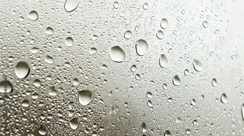 Close-Up of Raindrops on Glass Surface with Soft Focus and Blurred Background Effect for Nature Photography Close-Up of Raindrops on Glass Surface with Soft Focus and Blurred Background Effect for Nature Photography