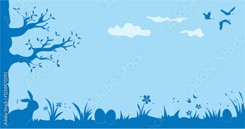 Ostern Hintergrund_blau