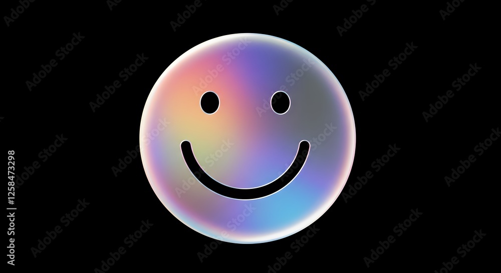 Fototapeta premium Abstract Futuristic Holographic Background – Macro Shot of Liquid Refraction and Light Distortion on a Dark Surface