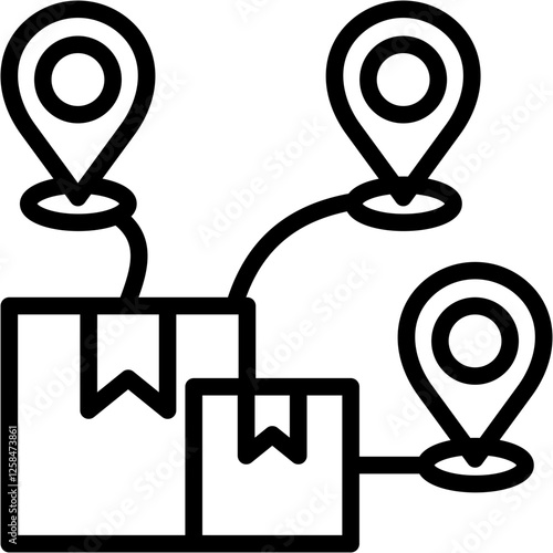 Shipping Route icon