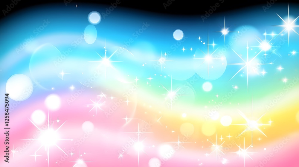 Abstract Colorful Background with Sparkling Light Effects Abstract Colorful Background with Sparkling Light Effects