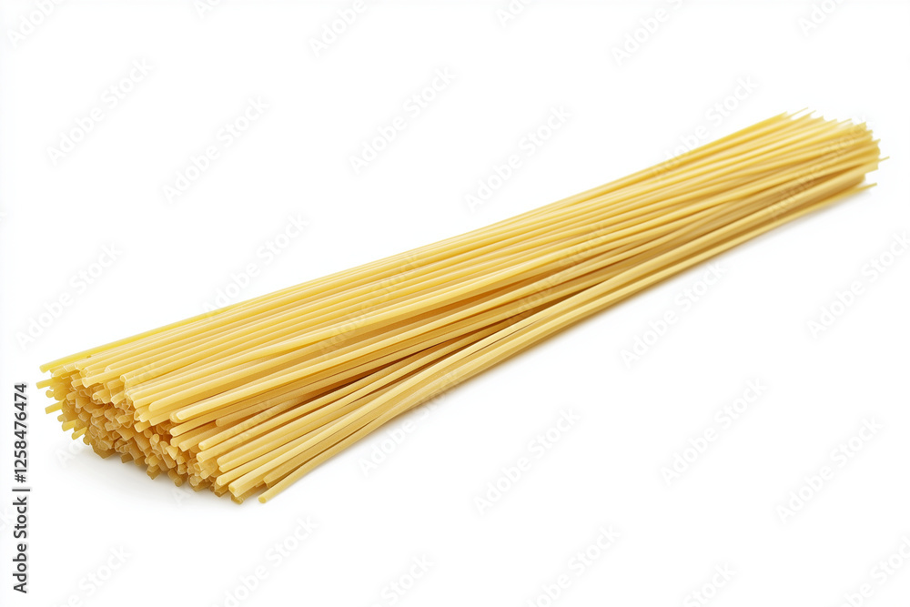 Raw Spaghetti Pasta Bundled Together Raw Spaghetti Pasta Bundled Together