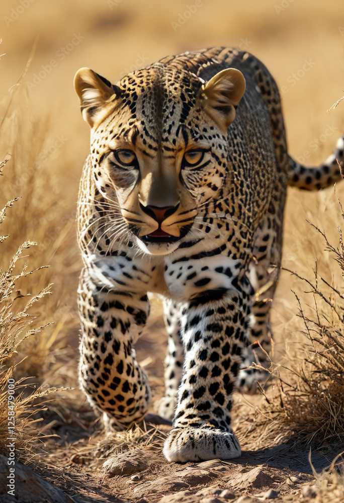 Fototapeta premium Wild Majesty: The Guardian of the Savannah